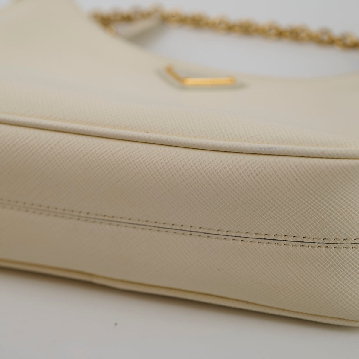 Prada Re-Edition 2005 Saffiano Leather Crossbody Ivory - photo 7