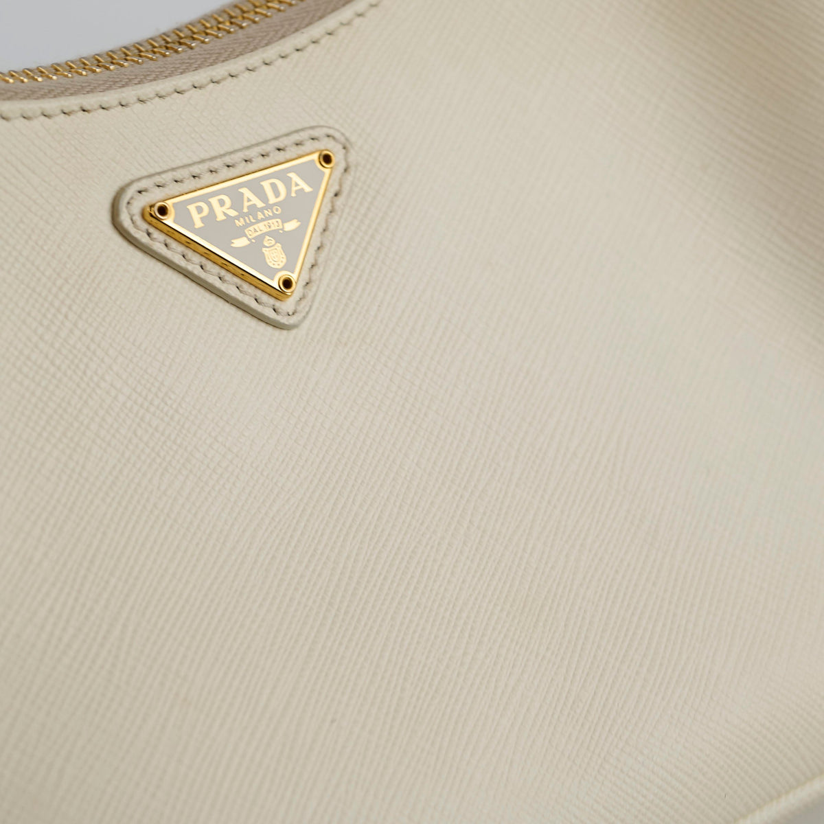 Prada Re-Edition 2005 Saffiano Leather Crossbody Ivory - photo 9