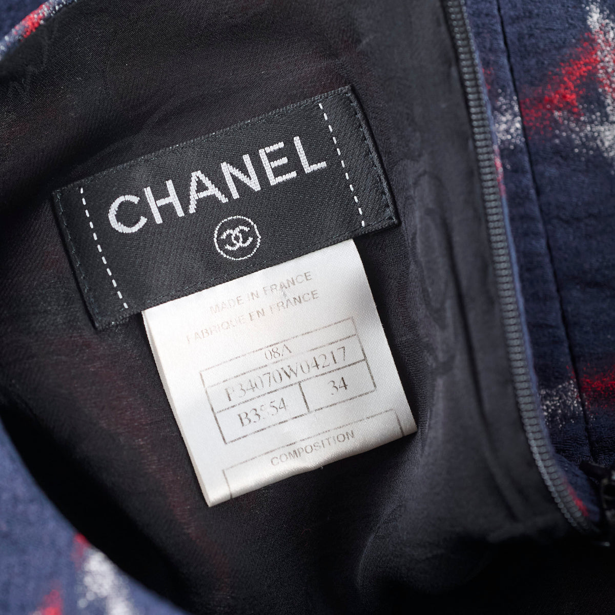 Chanel Checkered Dress - Size 34 - photo 4