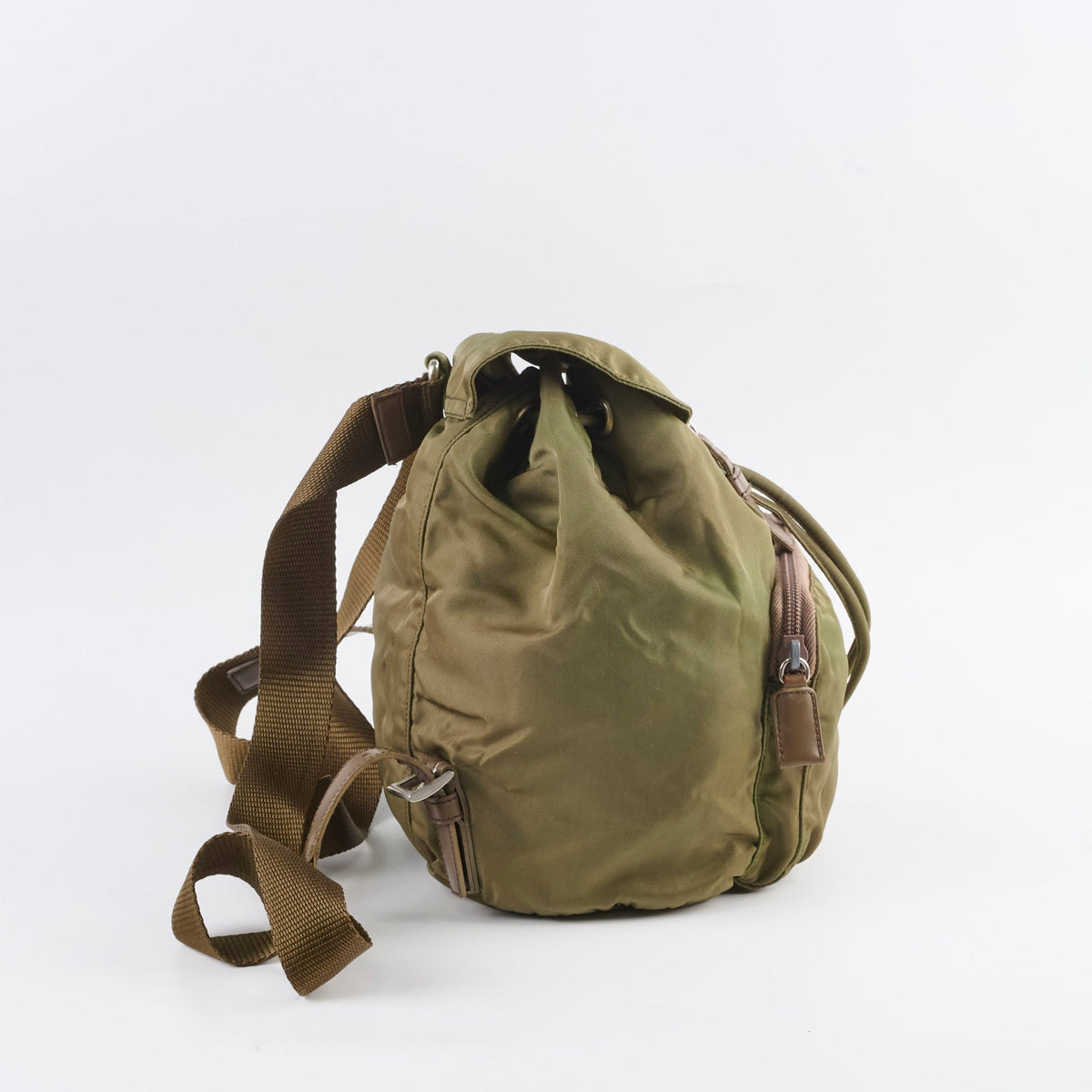 Prada Mini Nylon Backpack Green - photo 3