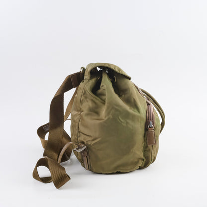 Prada Mini Nylon Backpack Green - photo 3