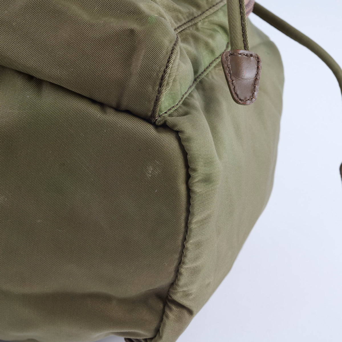 Prada Mini Nylon Backpack Green - photo 9