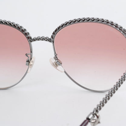 Chanel Oval Pantos Sunglasses Pink Gradient - photo 6