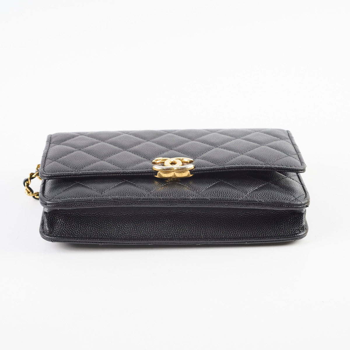 Chanel Seasonal Top Handle Wallet On Chain Caviar Black 2022 - photo 3