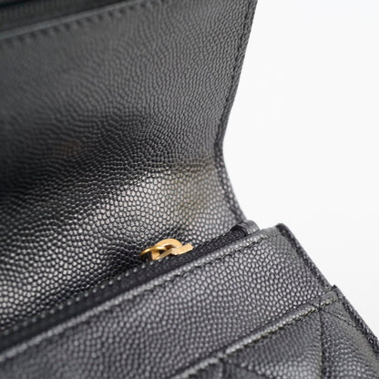 Chanel Seasonal Top Handle Wallet On Chain Caviar Black 2022 - photo 10