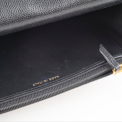 Chanel Seasonal Top Handle Wallet On Chain Caviar Black 2022 - photo 8