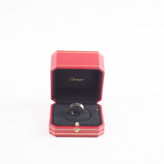 Cartier Classic Model Love Ring White Gold Size 52 - photo 2