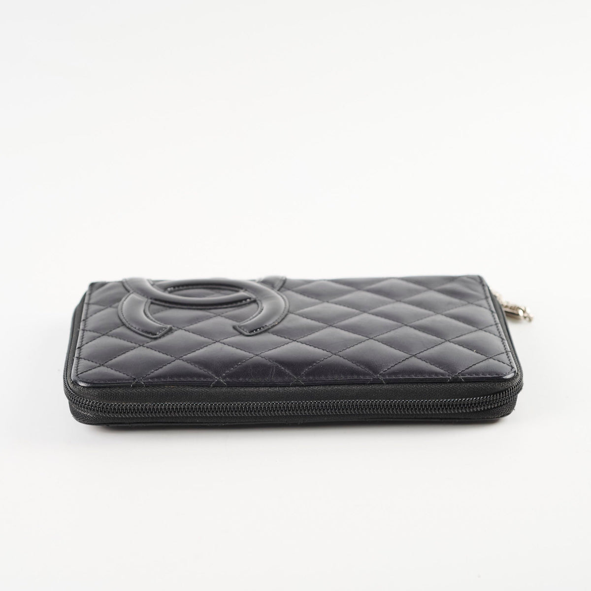 Chanel Cambon Long Wallet Lambskin Black - photo 3