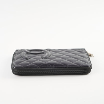 Chanel Cambon Long Wallet Lambskin Black - photo 3