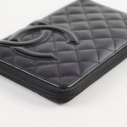Chanel Cambon Long Wallet Lambskin Black - photo 12