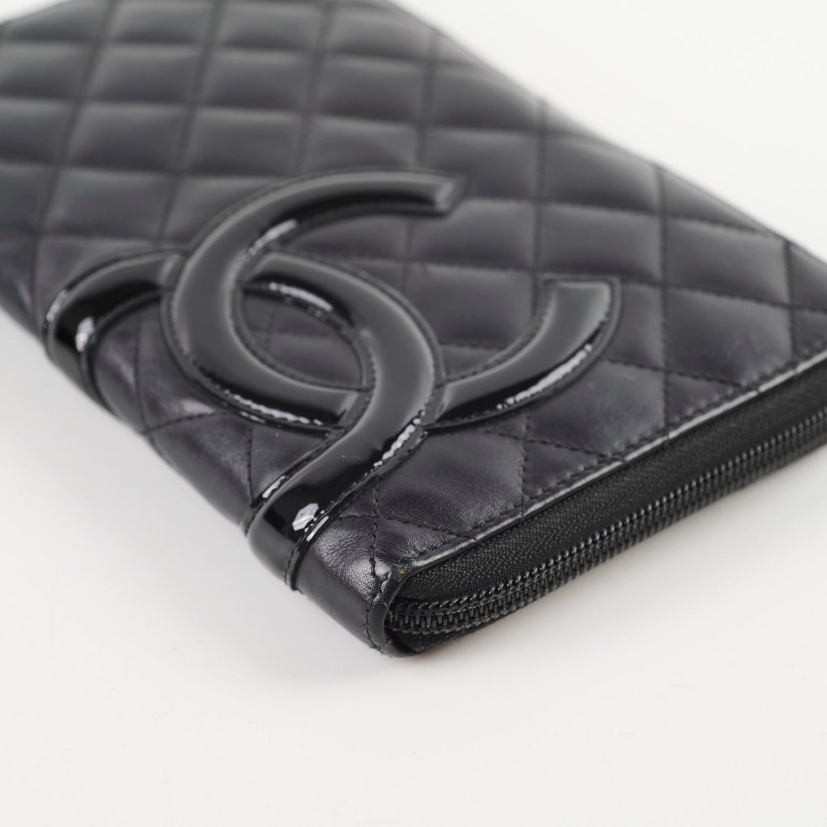 Chanel Cambon Long Wallet Lambskin Black - photo 11