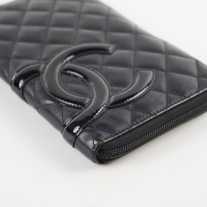 Chanel Cambon Long Wallet Lambskin Black - photo 11
