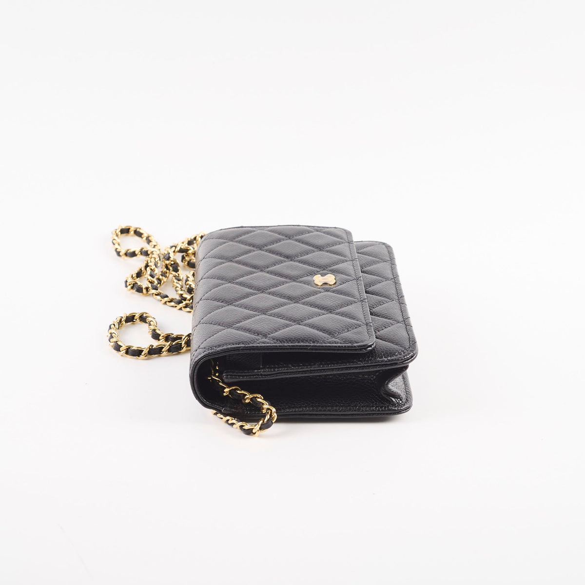 Chanel WOC Black Caviar GHW - photo 4