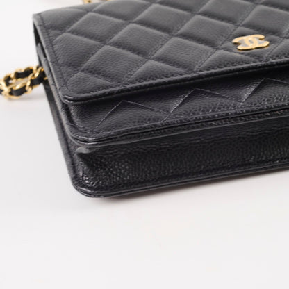 Chanel WOC Black Caviar GHW - photo 17
