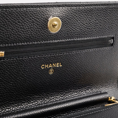 Chanel WOC Black Caviar GHW - photo 14