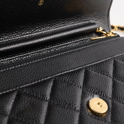 Chanel WOC Black Caviar GHW - photo 12