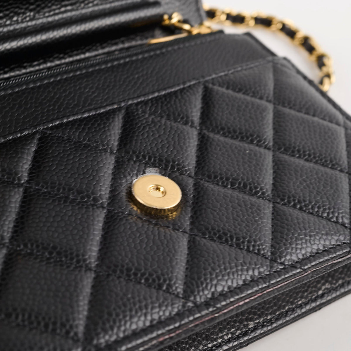 Chanel WOC Black Caviar GHW - photo 11