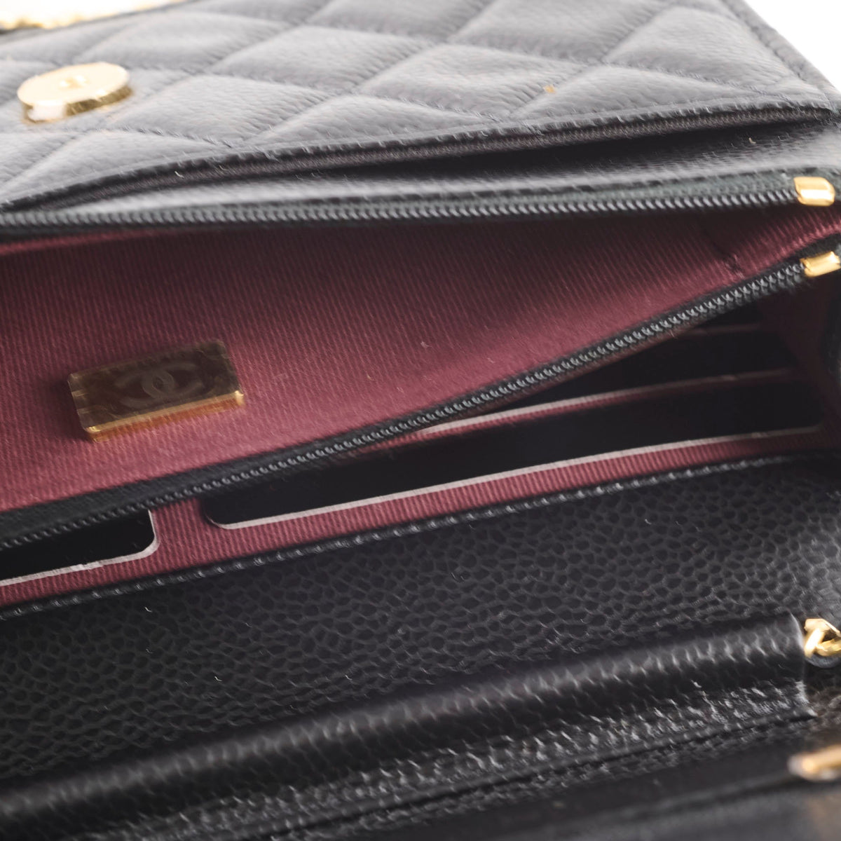 Chanel WOC Black Caviar GHW - photo 10