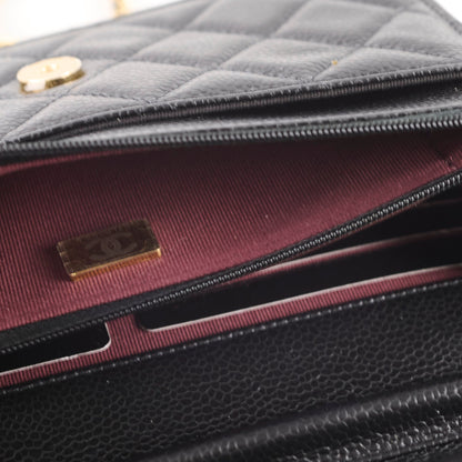Chanel WOC Black Caviar GHW - photo 9