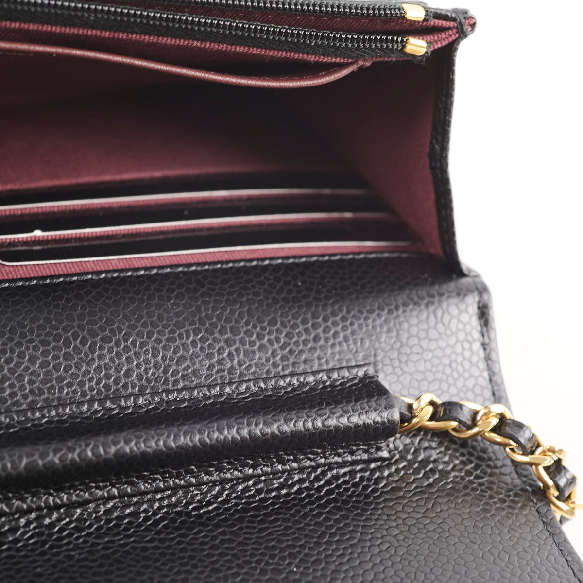 Chanel WOC Black Caviar GHW - photo 7