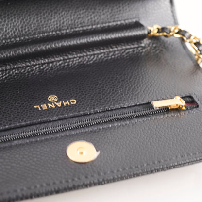 Chanel WOC Black Caviar GHW - photo 6