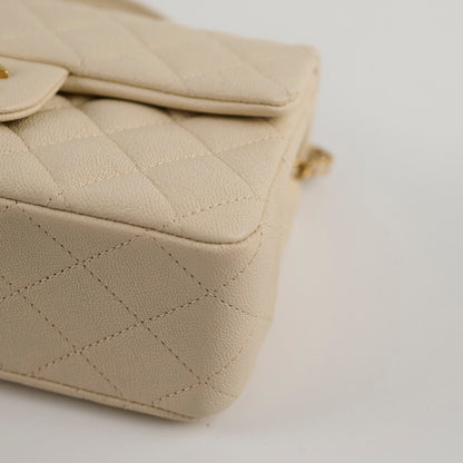 Chanel Caviar Mini Rectangular with Top Handle Ivory - photo 12