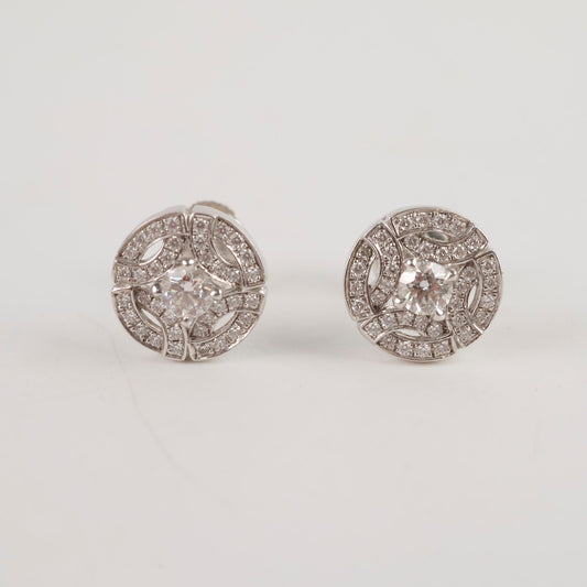 Cartier White Gold Diamonds Earring 0.19 Carat - photo 2