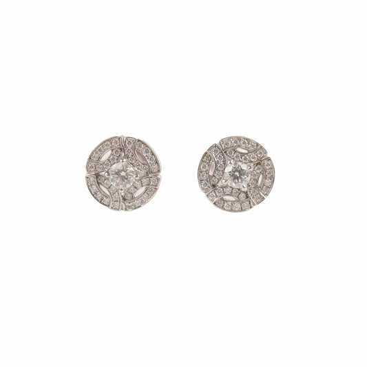 Cartier White Gold Diamonds Earring 0.19 Carat - photo 1