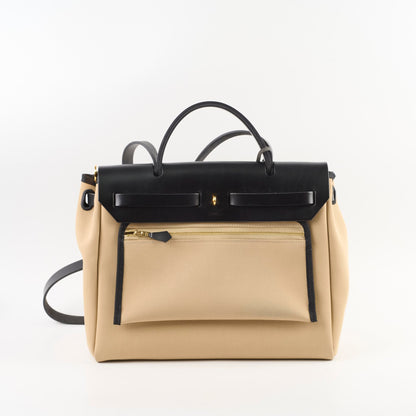 Hermes Herbag Zip 31 Trench/ Noir - photo 2