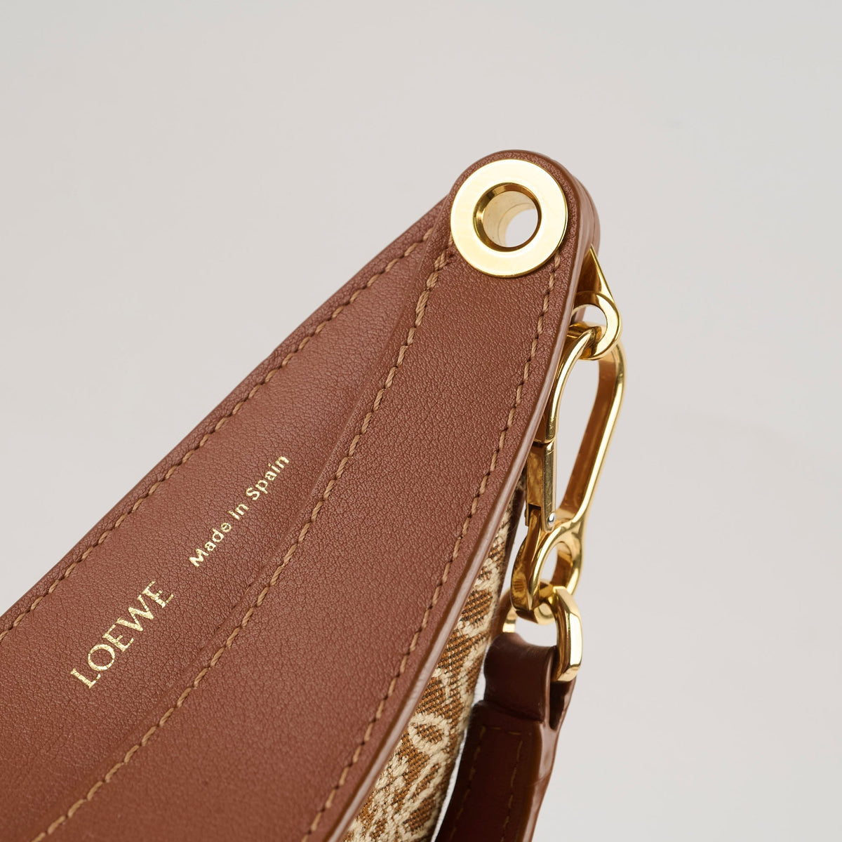 Loewe Luna Bag Anagram Jacquard Tan - photo 10