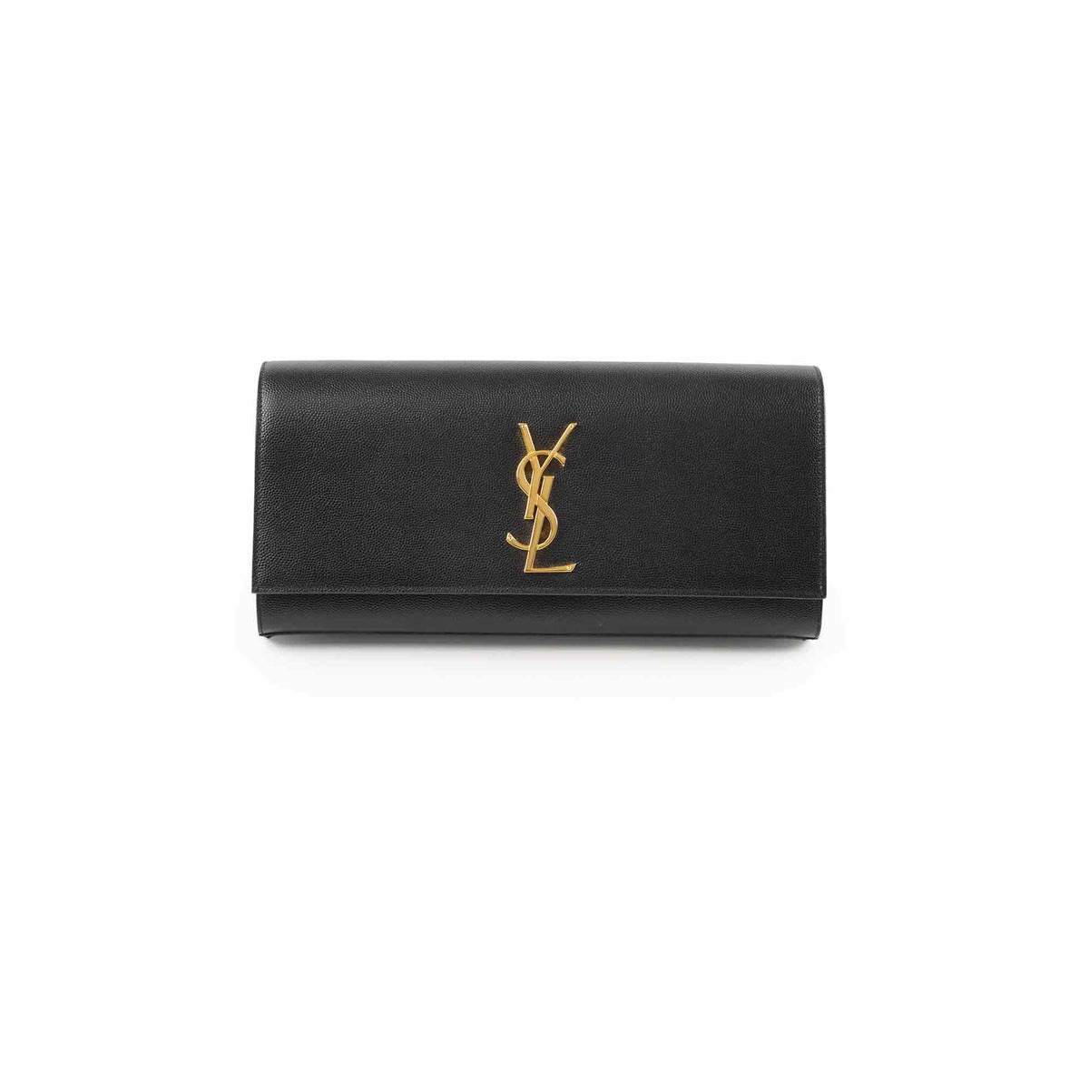 Saint Laurent Logo Clutch Black - photo 1
