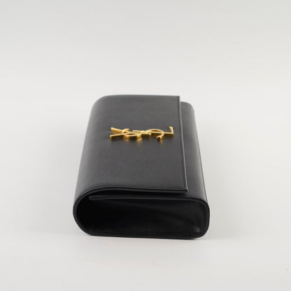 Saint Laurent Logo Clutch Black - photo 3