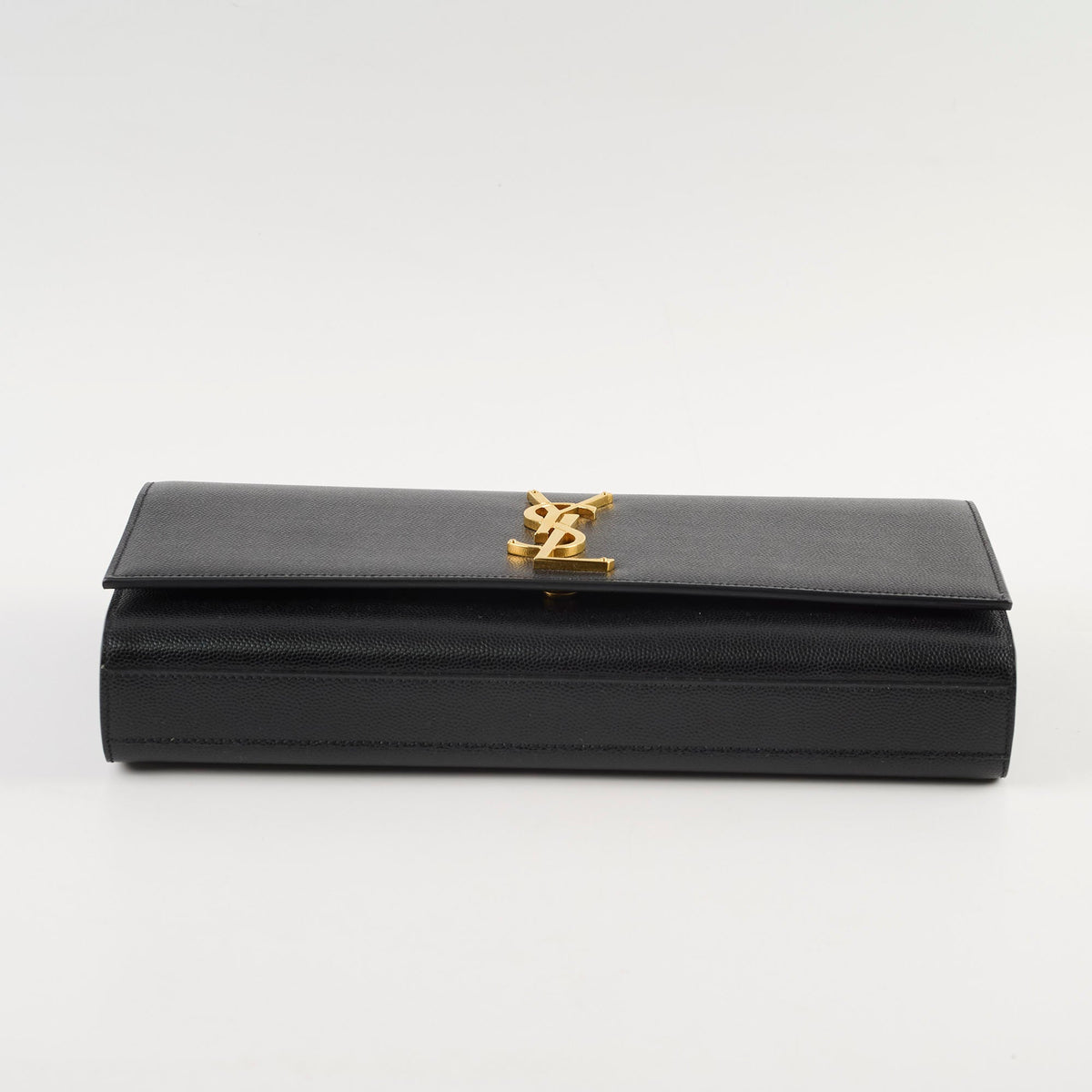 Saint Laurent Logo Clutch Black - photo 4