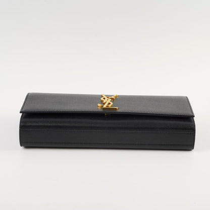 Saint Laurent Logo Clutch Black - photo 4