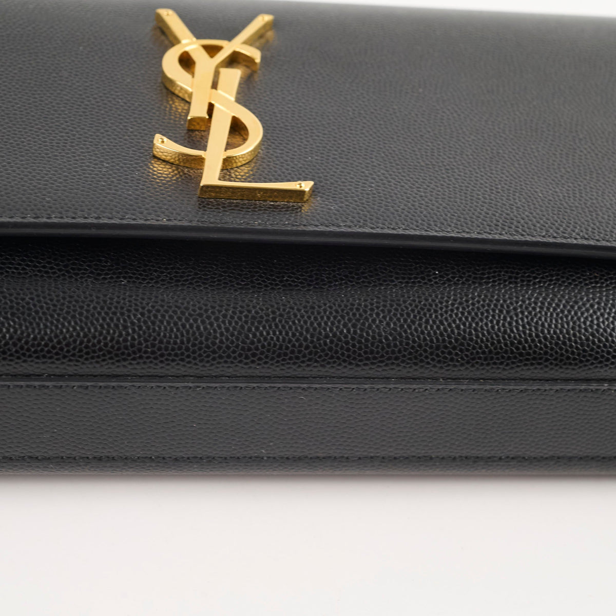 Saint Laurent Logo Clutch Black - photo 10