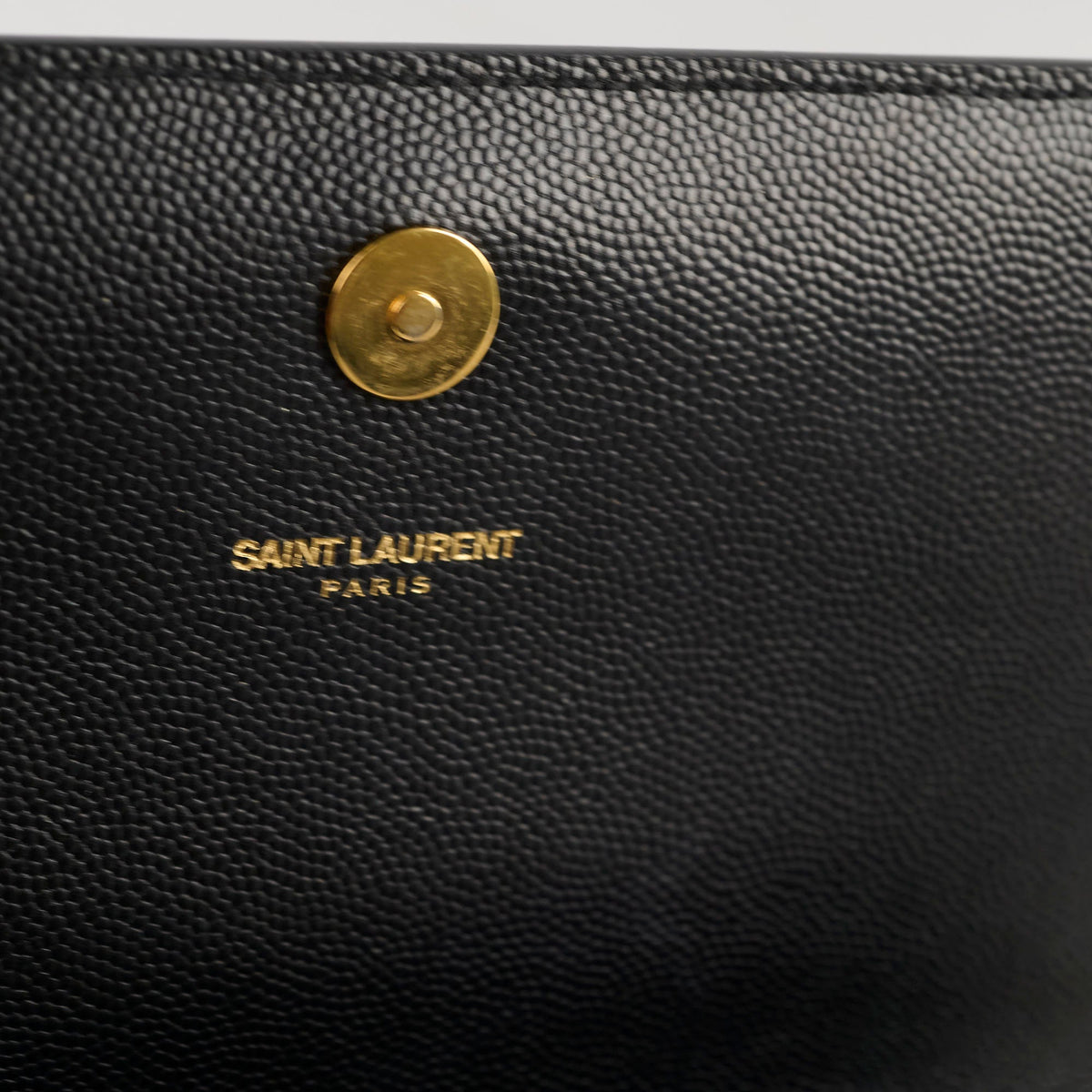 Saint Laurent Logo Clutch Black - photo 8