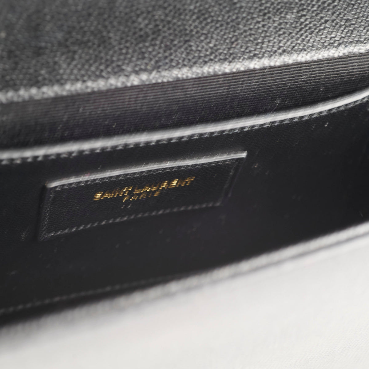 Saint Laurent Logo Clutch Black - photo 5