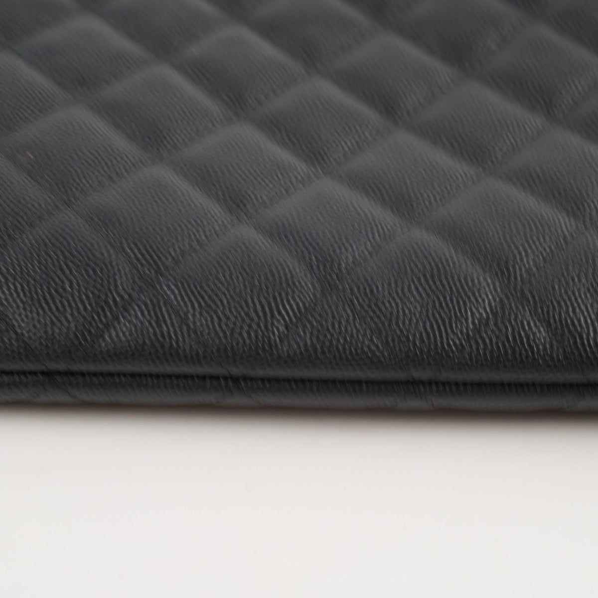 Chanel O case Clutch Caviar Black - photo 12