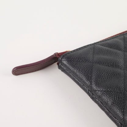 Chanel O case Clutch Caviar Black - photo 9