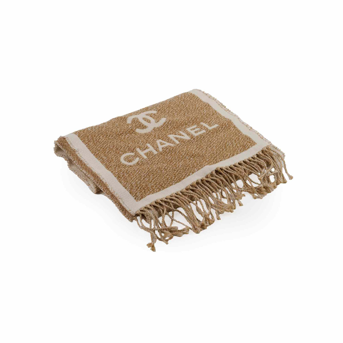 Chanel Wool Scarf Beige - photo 1
