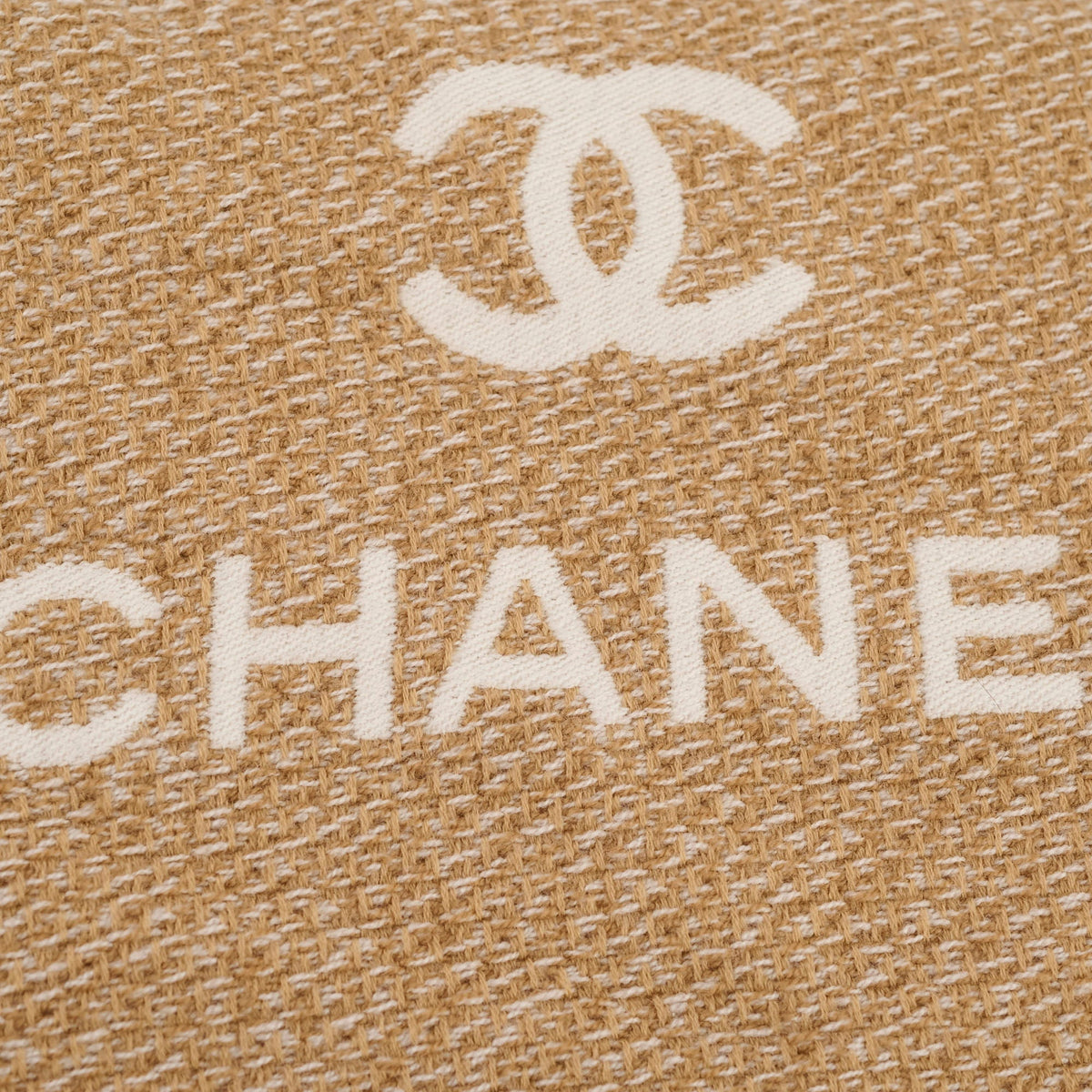 Chanel Wool Scarf Beige - photo 10