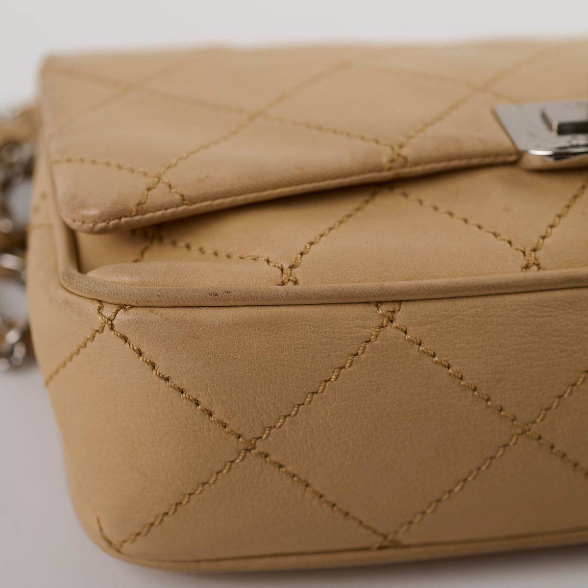 Chanel Lambskin Flap Bag Beige - photo 16
