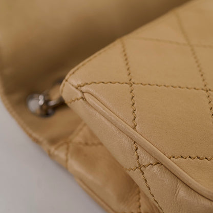 Chanel Lambskin Flap Bag Beige - photo 14
