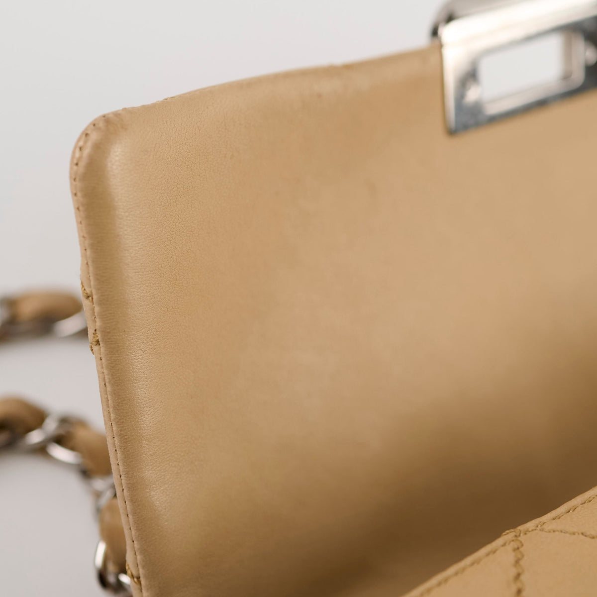 Chanel Lambskin Flap Bag Beige - photo 13