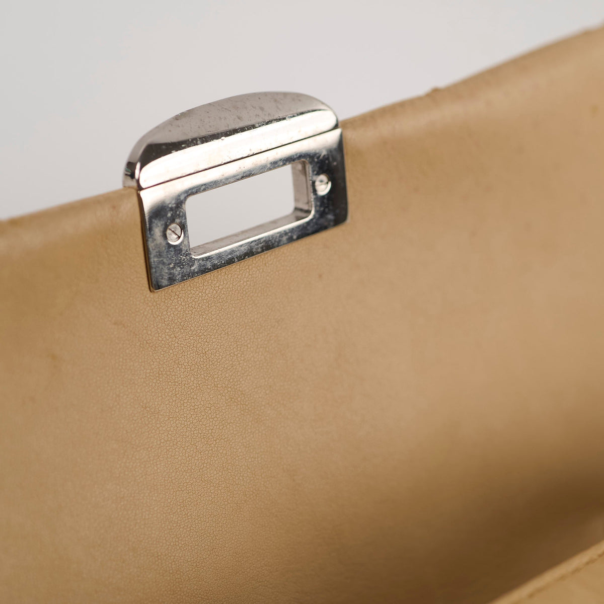 Chanel Lambskin Flap Bag Beige - photo 12