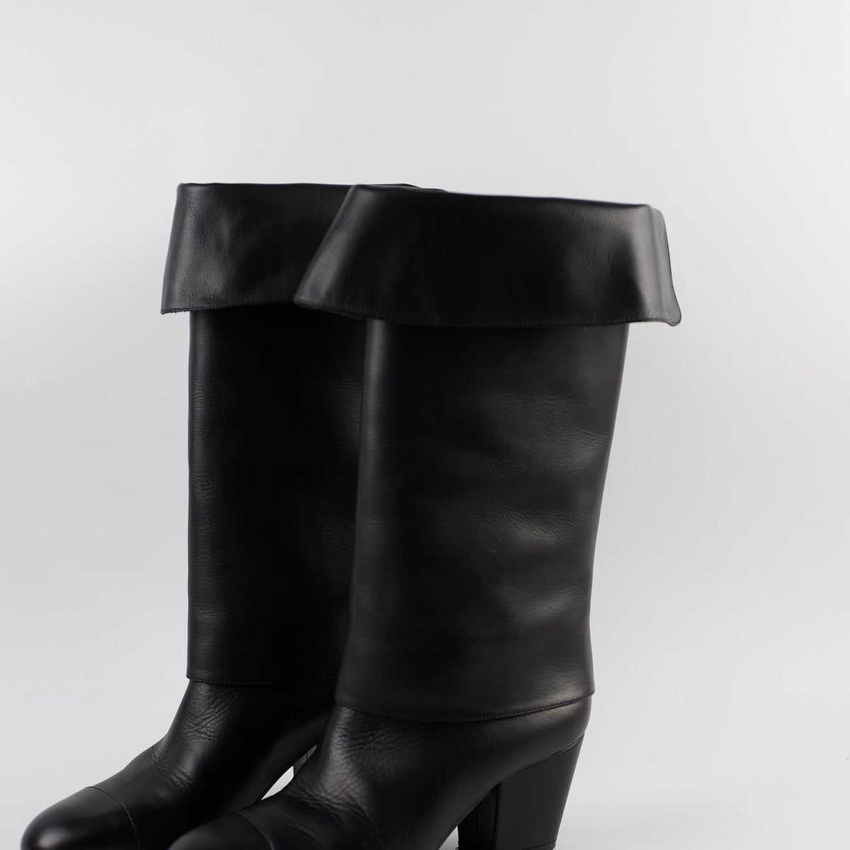 Chanel Black Riding Boots size 39 - photo 8