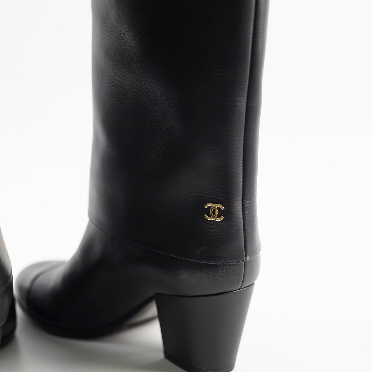 Chanel Black Riding Boots size 39 - photo 7