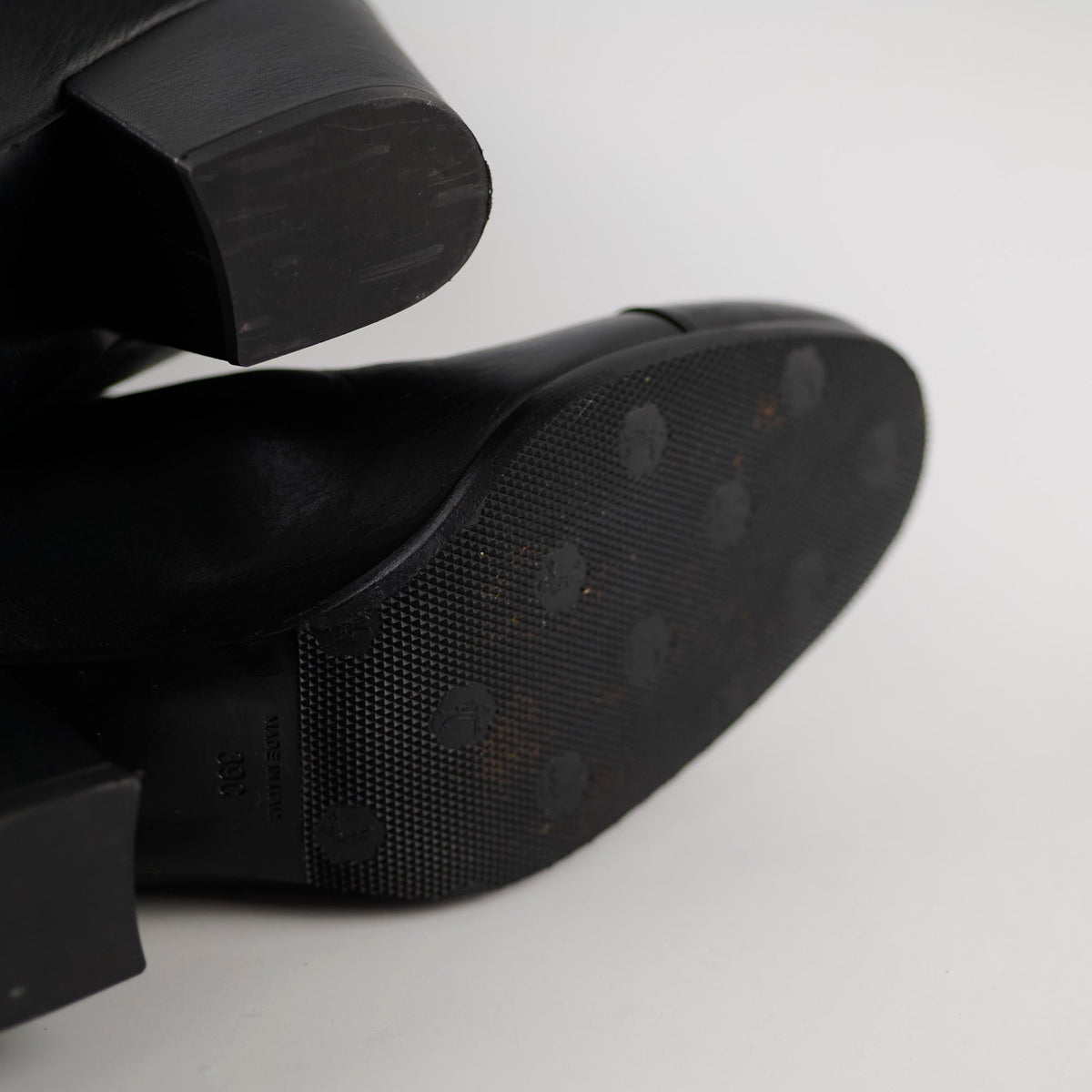 Chanel Black Riding Boots size 39 - photo 13