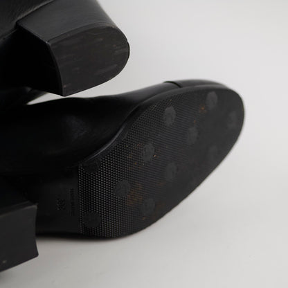 Chanel Black Riding Boots size 39 - photo 13