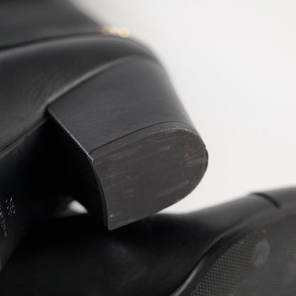 Chanel Black Riding Boots size 39 - photo 14